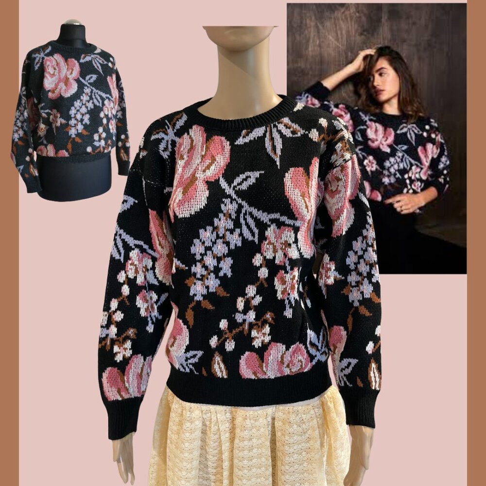 VINTAGE FLORAL PULLOVER Paloma Olguin